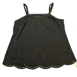 BloomChic Solid Laser Cut Tank Top Size L us 12